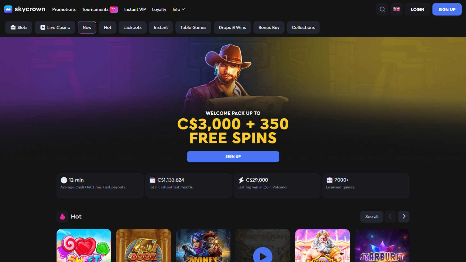 SkyCrown Live Casino — real dealers